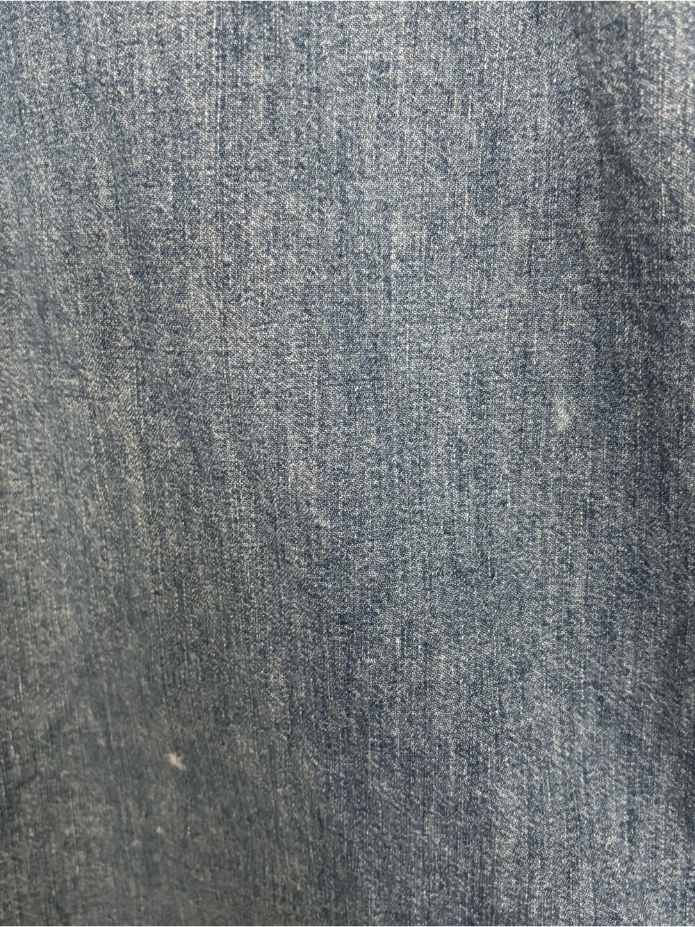 Classic Denim Button-Up Shirt - Light Blue. Xlg - Picture 7 of 8